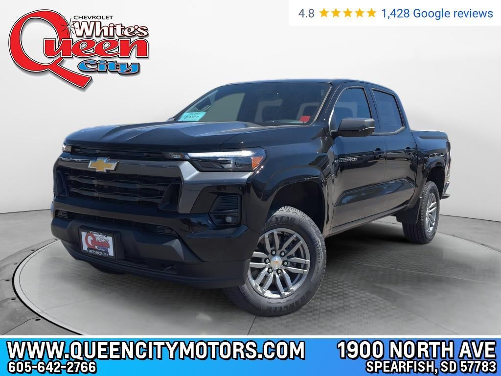 2026 Chevrolet Colorado LT in Black — front three-quarter view