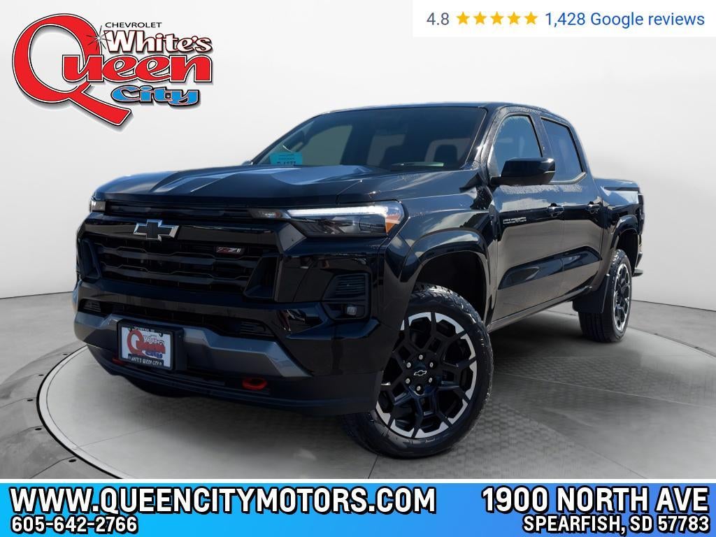 2026 Chevrolet Colorado Z71 in Black — front three-quarter view