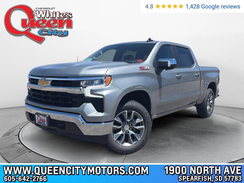 2026 Chevrolet Silverado 1500 LT in Sterling Gray Metallic — front three-quarter view