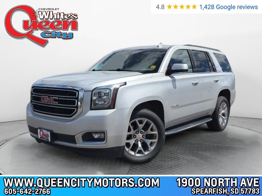 2019 GMC Yukon 4WD 4dr SLT in Silver — front three-quarter view
