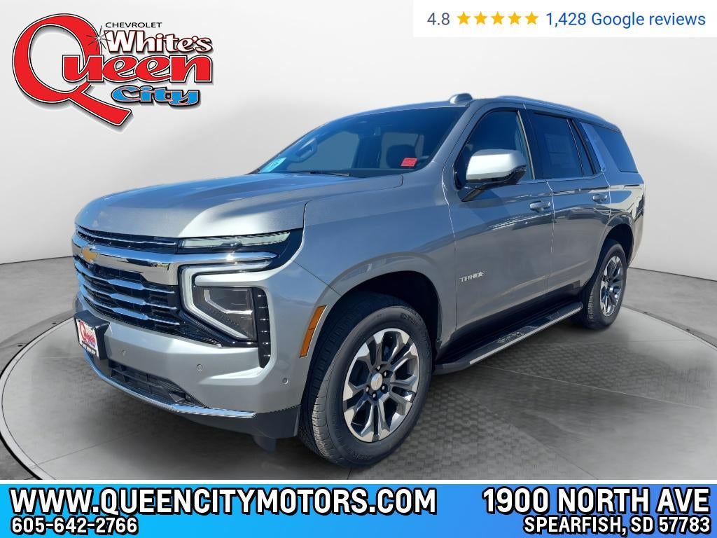 2026 Chevrolet Tahoe LT in Sterling Gray Metallic — front three-quarter view